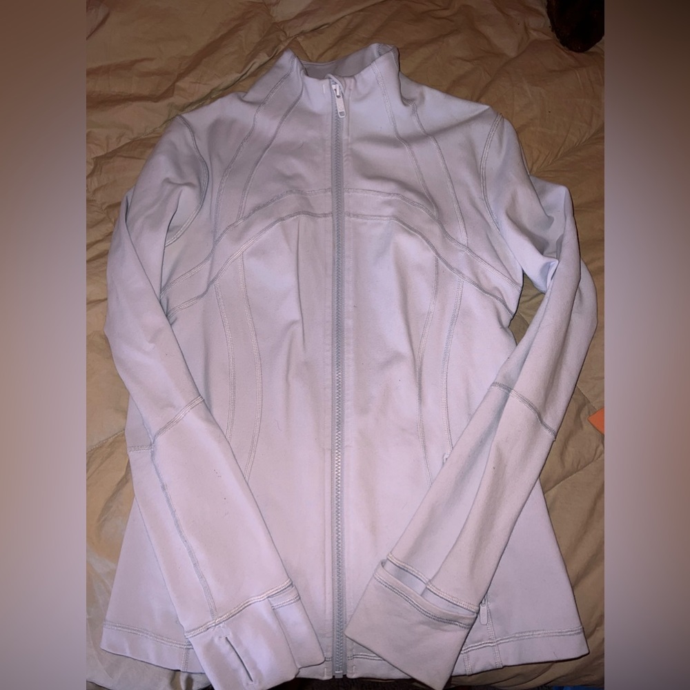 Baby blue define jacket